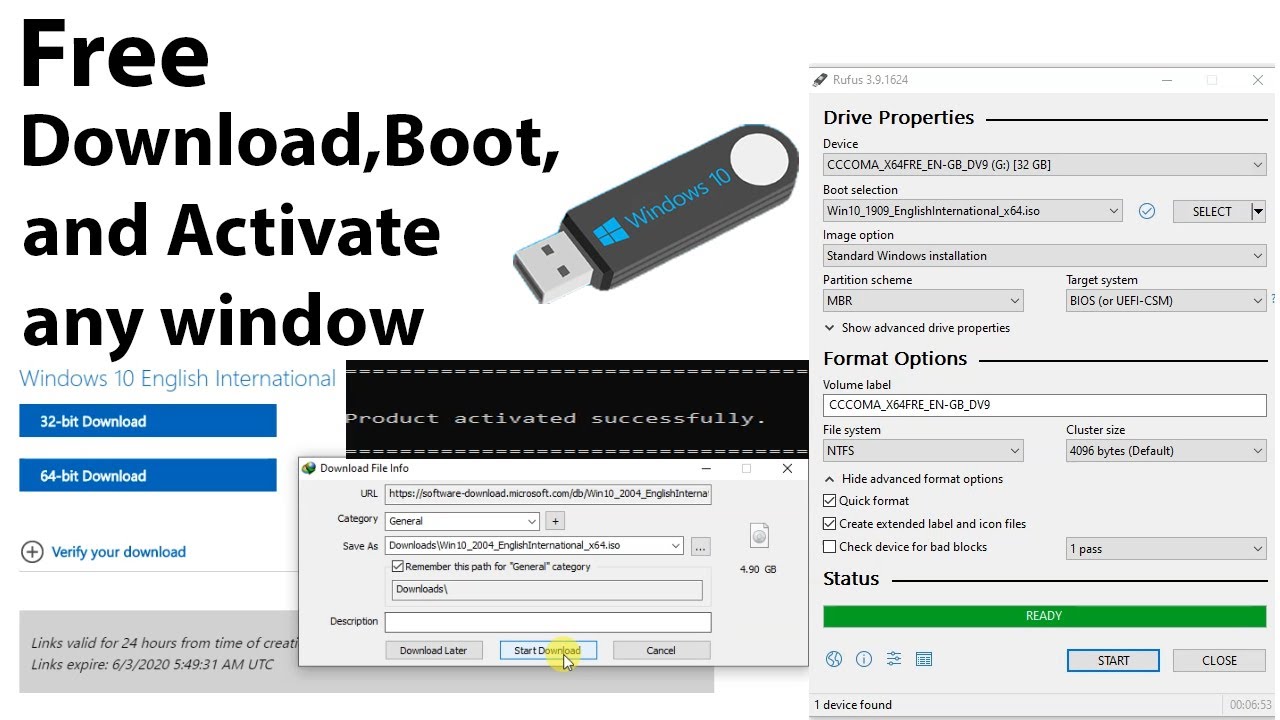 download windows iso bootable usb